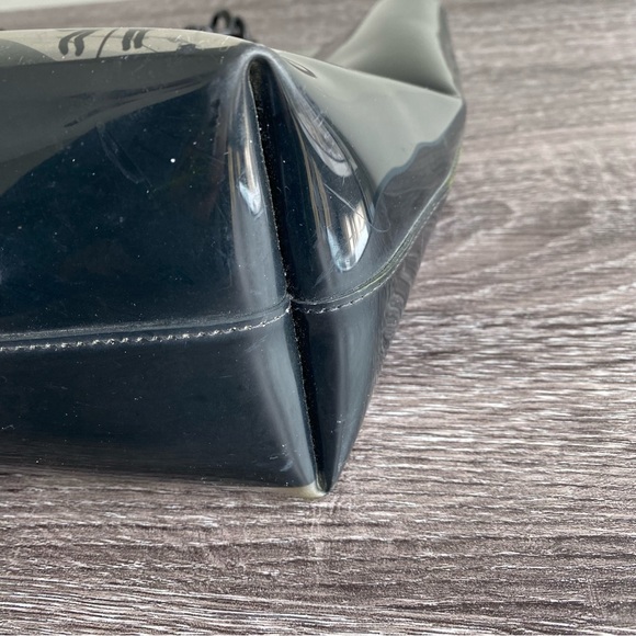 CHANEL Bags Chanel Pvc Window Display Black Open Top Shopping Tote